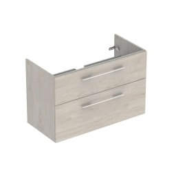 Geberit Selnova Square - Szafka pod umywalkę 99x64x50 cm, 2 szuflady, Light Hickory 501.215.00.1