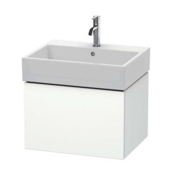 Duravit L-Cube - Szafka pod umywalkę 39x58x46 cm, 1 szuflada, biały mat LC617501818