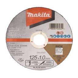 Makita - Tarcza tnąca do stali nierdzewnej 125x22,23 mm E-03040
