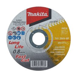 Makita - Tarcza tnąca do stali nierdzewnej 115x22,23 mm E-22947