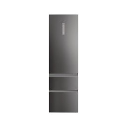 Haier HTW7620CNMP No Frost 205cm Szuflada z kontrolą wilgotności Zdalne sterowanie Dark Inox