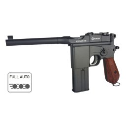 Pistolet wiatrówka Ranger M712 Broomhandle Co2 Full Auto Blowback 4,5 mm Replika Mauser C96