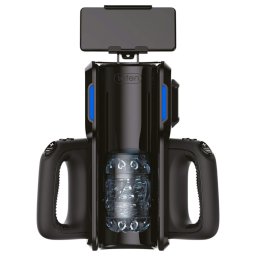 LETEN SM 500 - masturbator automatyczny góra-dół z uchwytem na telefon - czarny