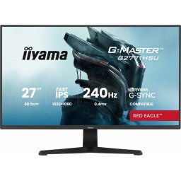 IIYAMA Monitor 27 cali G2771HSU-B1 0.4ms,Fast IPS,1xUSB 3.2, 1xUSB C, 240Hz, DP, 2xHDMI, Adaptive G-SYNC - 1920 x 1080 @48-240Hz DisplayPort On