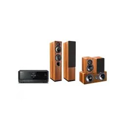 Yamaha MusicCast RX-V4A Czarny, Indiana Line Tesi 5.0 561/761/261 Orzech