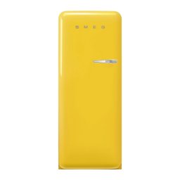 Smeg FAB28LYW6 Chłodziarka No Frost 153cm Żółty