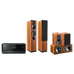 Yamaha MusicCast RX-V4A Czarny, Indiana Line Tesi 5.0 561/761/261 Orzech