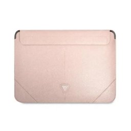 Guess Saffiano Triangle Logo GUCS16PSATLP 16" Różowy