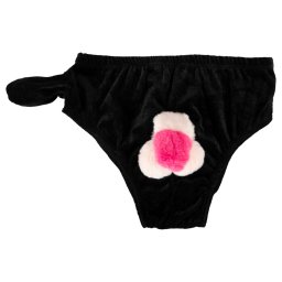 Nadmuchiwana bielizna męska z motywem penisa (czarna)