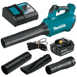 Makita - Akumulatorowa dmuchawa do liści 18 V, 1x akumulator 5,0 Ah LXT, ładowarka DUB184RT