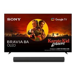 Sony BRAVIA 8A K-65XR8A 65" 4K OLED 120Hz Google TV Dolby Vision Dolby Atmos DTS-X HDMI 2.1 + Soundbar Theater Bar 8
