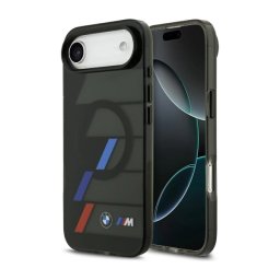 BMW IML Metal Buttons Tricolor Lines MagSafe do iPhone Air Czarny
