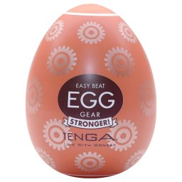TENGA Egg Gear Stronger - masturbator jajko - mocna stymulacja - 1 sztuka