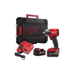 Milwaukee - Akumulatorowy klucz udarowy 18 V M18 FMTIW2F12-502X, 2x aku 5,0 Ah Li-Ion, ładowarka 4933478450