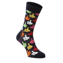 Happy Socks skarpety z drobnej dzianiny Kobiety,Mężczyźni Bawełna niebieski|wielokolorowy, 41-46