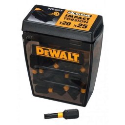 DeWALT Akcesoria - Zestaw bitów T20, 25 szt. DT70557T
