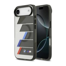 BMW M IML Metal Buttons Tricolor Lines MagSafe do iPhone Air Antracyt