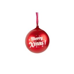 BigBen XMASBALLRED Świecąca bombka świąteczna Czerwona