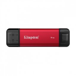Kingston Dysk zewnętrzny SSD 1TB DualPortable USB-A/C 3.2 Gen2