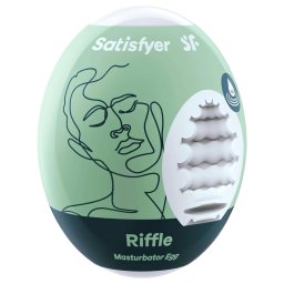 Satisfyer Egg Riffle - masturbator jajko - silikon - 1 sztuka
