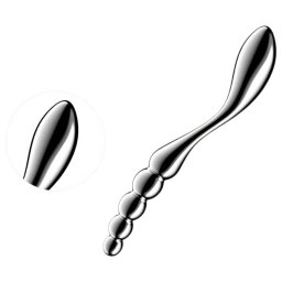 Satisfyer Star Force 1 - dildo kulkowy - stal nierdzewna - srebrny