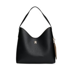 Tommy Hilfiger Damska torba na ramię Kobiety Sztuczna skóra czarny, ONE SIZE