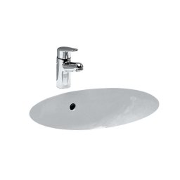 Laufen Birova - Zlew do zabudowy 53x41 cm z przelewem, kolor biały H8111910000001