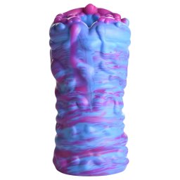 Creature Cocks Cyclone - silikonowa obca sztuczna pochwa (fioletowo‑różowa)