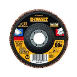 DeWALT Akcesoria - Ściernica lamelkowa, P80, średnica 125 mm DT30622