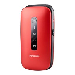 Panasonic KX-TU550 4G 2,8" 1,2Mpix Czerwony