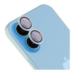 Bizon na aparat z aplikatorem Snap Lens do iPhone 17, niebieskoszara ramka