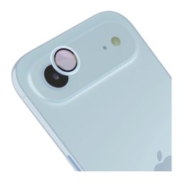 Bizon na aparat z aplikatorem Snap Lens do iPhone Air, błękitna ramka