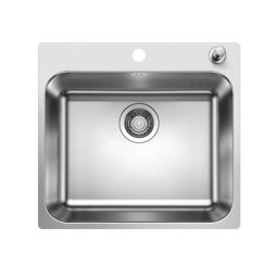 Blanco Supra 500 - Zlew 54x50 cm z sterowaniem mimośrodowym, stal nierdzewna szczotkowana 526355