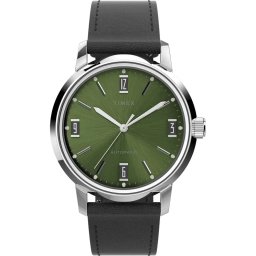 Timex Marlin TW2V44600 zegarek męski automatyczny z czarnym paskiem ★ AUTORYZOWANY SKLEP | Raty 0% | PayPo | ZWROT DO 365 DNI • POLECANA OFERTA ✓