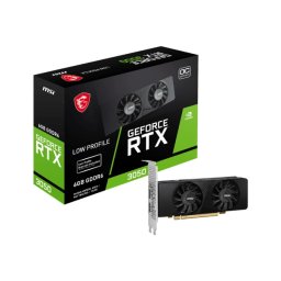 MSI GeForce RTX 3050 LP E OC 6GB GDDR6 96bit DLSS