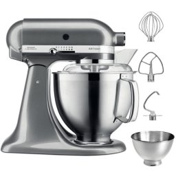 Robot Kuchenny KitchenAid Artisan 5KSM185PSEMS Srebrzystopopielaty