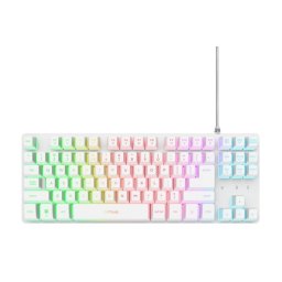 Trust Klawiatura gamingowa podświetlana GTX 833 Thado TKL biała