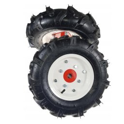 KOŁA POMPOWANE GUMOWE POMOCNICZE 4.0-8 400mm 8'' ZESTAW PARA DO GLEBOGRYZARKI MASTERCUT HSDT