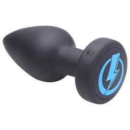 XR Brands - Zeus - bezprzewodowy, E-Stim wibrator analny (czarny)