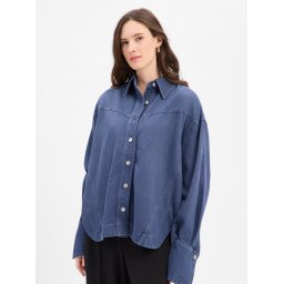 BOSS Orange Bluza damska Kobiety Bawełna niebieski, XS