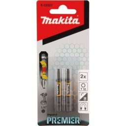 Makita Akcesoria - Zestaw bitów skrętnych T10, 2 szt. E-03327