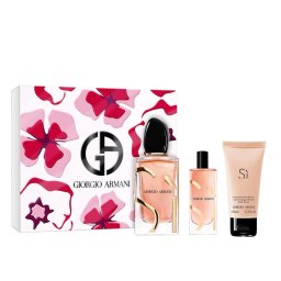 Giorgio Armani Si Intense Woda perfumowana 100ml spray + Balsam do ciaĹa 50ml + Woda perfumowana 15ml spray