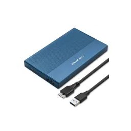 Qoltec 52276 SSD HDD 2.5" SATA USB 3.0 Niebieski