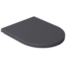 Sapho Isvea - Deska sedesowa Slim, SoftClose, antracyt 40KF0522I-S