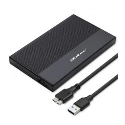 Qoltec 52277 SSD HDD 2.5" SATA USB 3.0 Czarny
