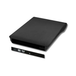 Qoltec 51863 CD/DVD SATA USB 2.0 12.7mm wbudowany kabel
