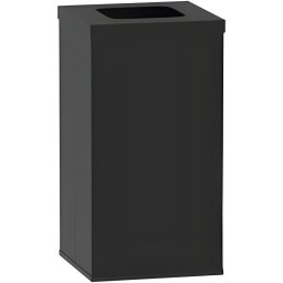 B2B Partner Wewnętrzny kosz do segregacji śmieci, 50 l, uchwyt na worek, czarny/czarny