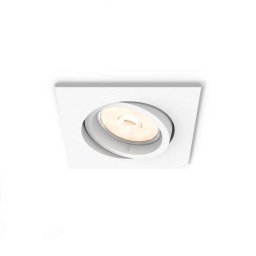 Philips myLiving - Oprawa wpuszczana LED 9x9 cm, GU10, biały 915005416801