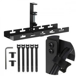Maclean Organizer podbiurkowy MC-105 B, na kable