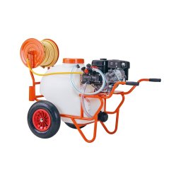 TRIUNFO SH100/25 OPRYSKIWACZ SPALINOWY JEZDNY TACZKOWY WÓZKOWY NA KOŁACH 100L 25BAR HONDA